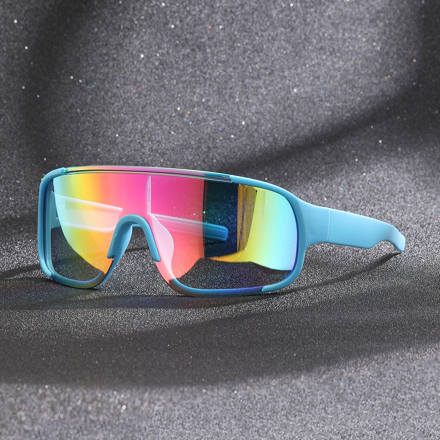 12/6 Pairs Of Men's And Women's Fashionable Sports Glasses - Lightweight PC Frame, UV Resistant, Durable, Anti Glare, High-definition Lenses - Suitable for Activities And Driving, Glasses Accessories