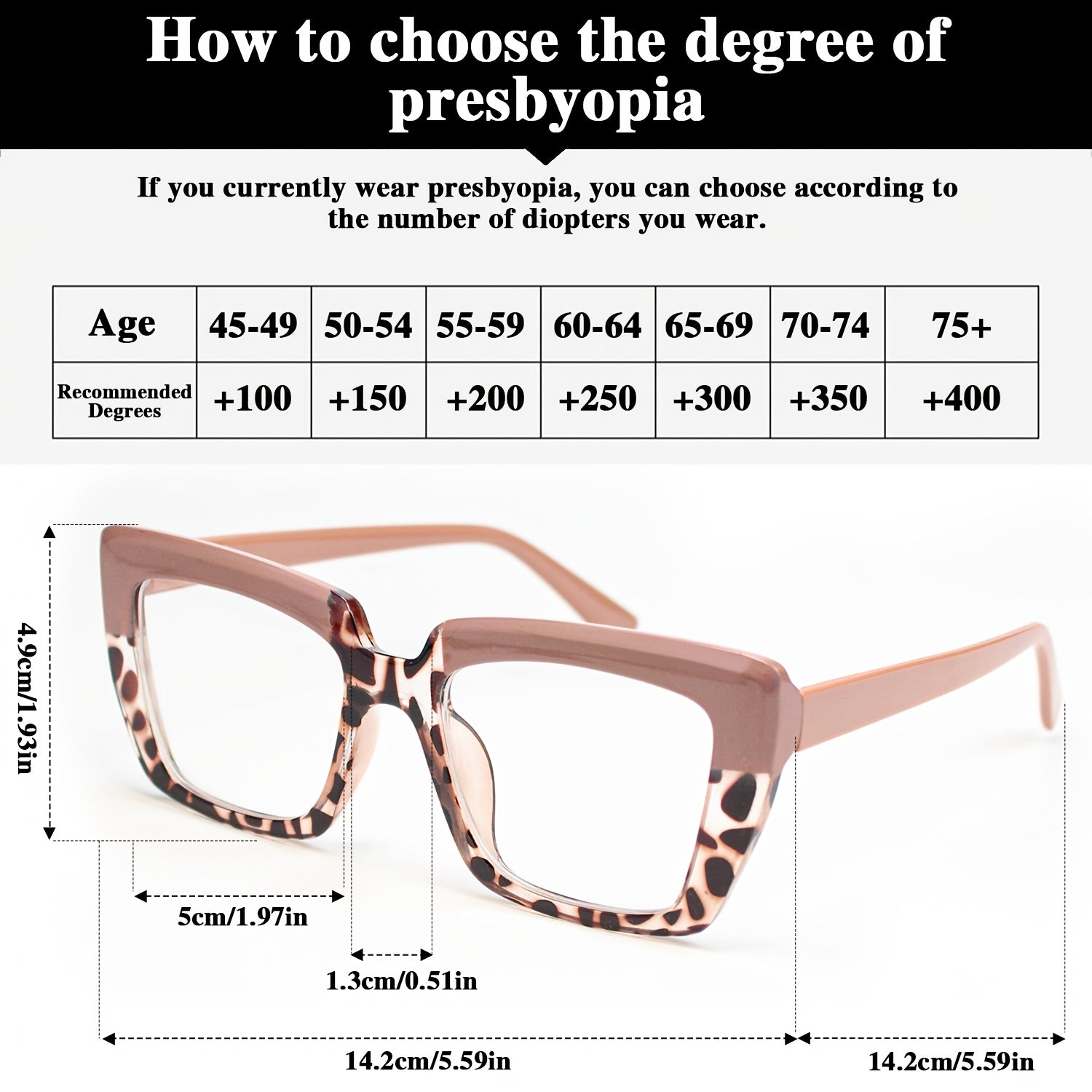 7pcs Women's Reading Glasses with Large Square Frames - Non- Everyday & Special Occasion Glasses for Driving, Parties, Work - Compatible with Presbyopia, Stylish Eyewear for Women, Party Accessories