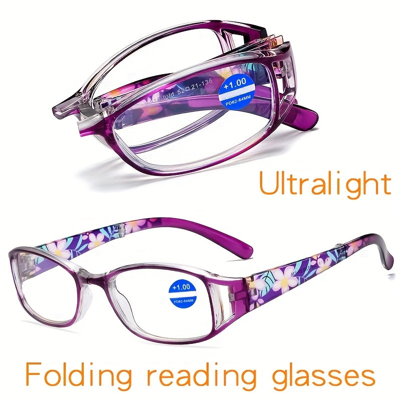 3 Packs Fashionable Folding Reading Glasses, Elegant Business Style, Unisex Design, Trendy And Versatile, Suitable For All Face Shapes, Ideal For Gift-Giving