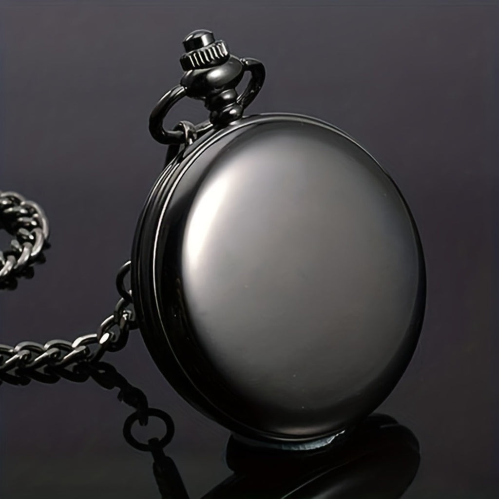 10pcs/Pack Random Send Classical Round Pocket Watches, Best Present for Son Brother Grandson Dad Husband Nephew Lover Etc., Birthday Hallowmas Christmas New Year Father'S Day Anniversary Gifts
