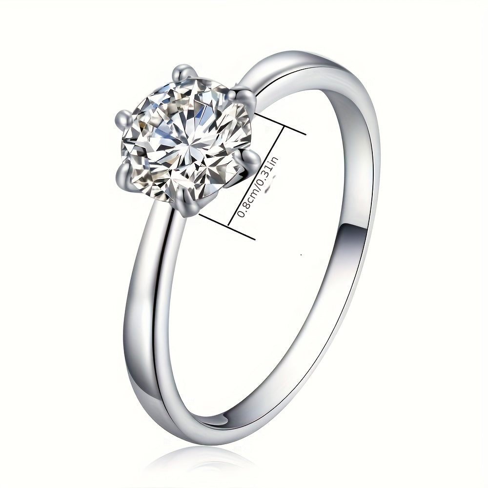 925 Silver Moissanite Three-Piece Jewelry Set for Women - Perfect for Weddings, Parties, Daily Wear, Christmas and Mother's Day