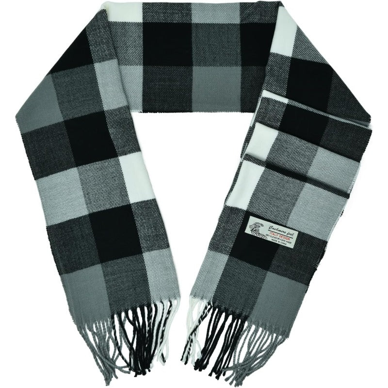 Scottish Stewart Tartan Plaid Luxurious Winter Scarf Soft Cashmere Feel 72"x12", Scottish Heritage Holiday Gift