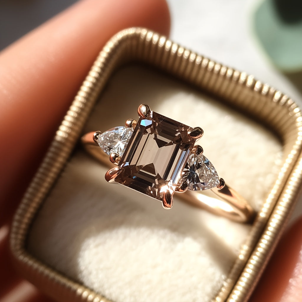 Elegant 925 Sterling Silver Ring Set with Synthetic Synthetic Zirconia, 3 Carats, Suitable for Parties, Anniversaries, And Special Occasions, Luxurious Festive Design, Daily Wear, Everyday Jewelry.Women's Jewelry.Total Weight Of The Product (4.2g)