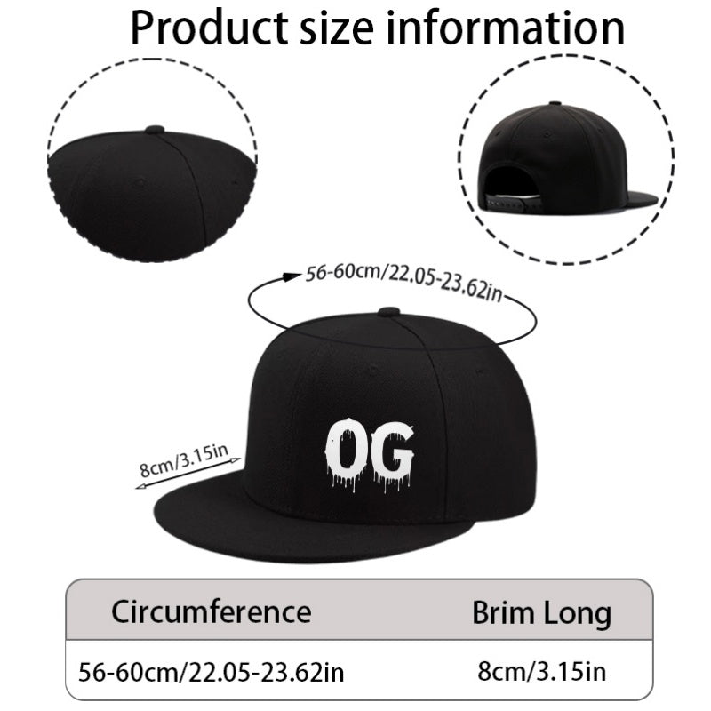 An OG Printed Baseball Cap, Adjustable Unisex Style- a Perfect Gift for Yourself or a Friend