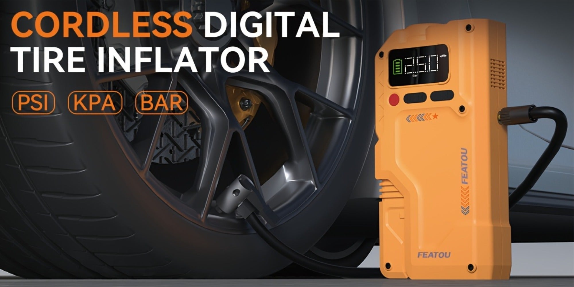 Jump Starter with Air Compressor, Portable Car Jump Starter, 5000A&7000APeak, Jump Starter Battery Pack With150PSI Digital Tire Inflator, Car Battery Jump Starter for 10.L Gas Or 2.38gal Diesel Fast Charging USB Output, LED Emergency Lighting
