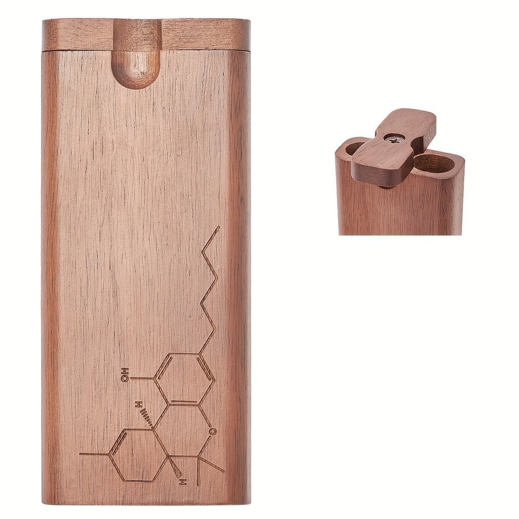 Fashionable Wooden Cigarette Case - Durable and Colorful Daily Use Storage - Men's Storage Case