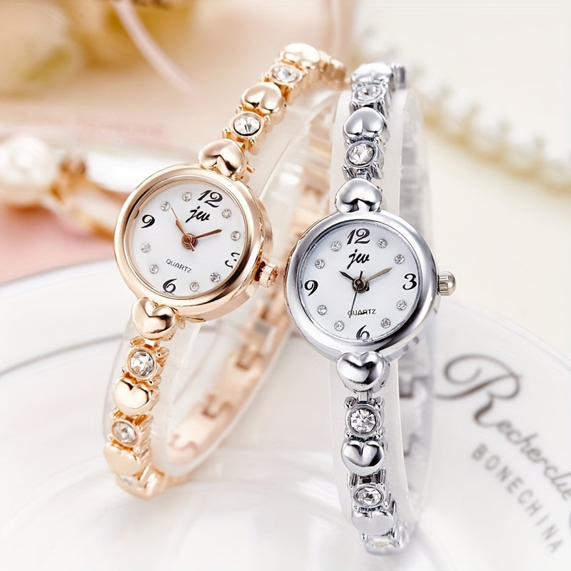 Stylish Ladies' Quartz Watch with a Slim Bracelet And a Petite Dial