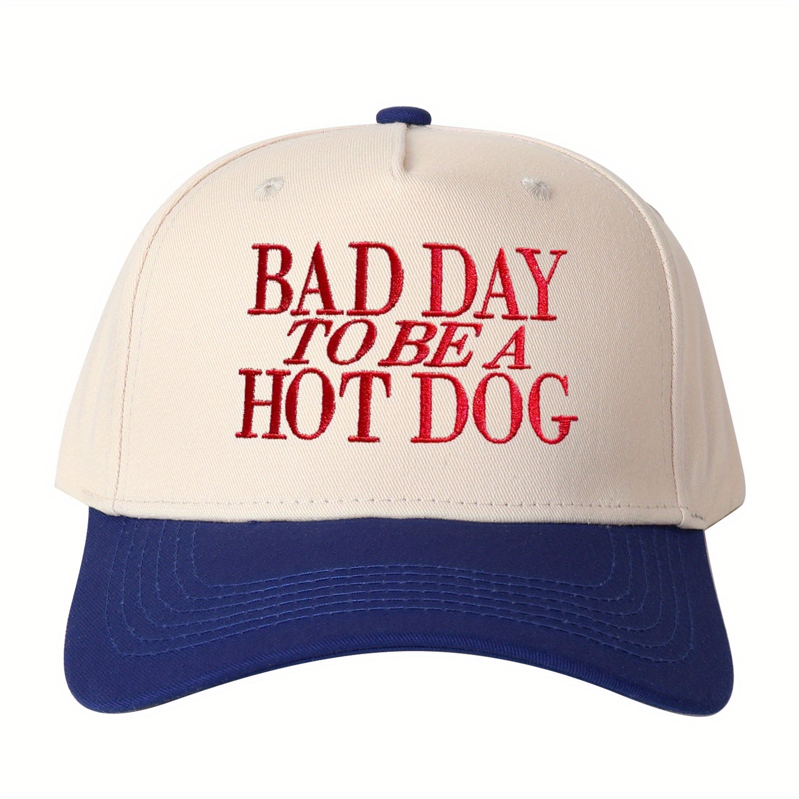 Bad Day to Be A Letter Embroidered Trucker Hat Unisex Novelty Fun Gift Perfect for Weekend Parties