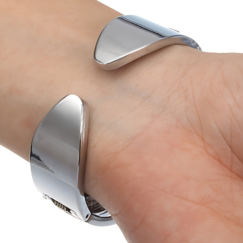 Elegant Women's Quartz Bracelet Watch - Vintage Style, Alloy Case & Band, Non-