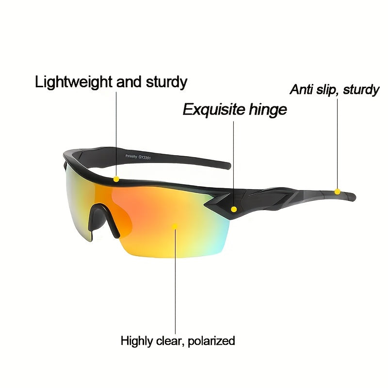 6pcs Of Fashionable Polarized Men's And Women's, with Ultra Light PC Frames. The Are Suitable for Summer,, Leisure,, Driving, Daily Commuting, And Holiday Gifts