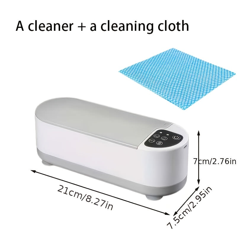All-Around Cleaning, Multi-Functional Portable USB Rechargeable High-Frequency Vibration Cleaning Machine - Easy to Use at Home for Jewelry, Glasses, Watches, Etc.