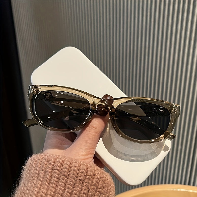 1 Pair of Classic Male and Female Driving Glasses, Designer Polycarbonate Frame, Resin Lenses, Fashionable and Fashionable Glasses, Including Glasses Cloth Glasses Case, Fashionable Glasses Storage Box