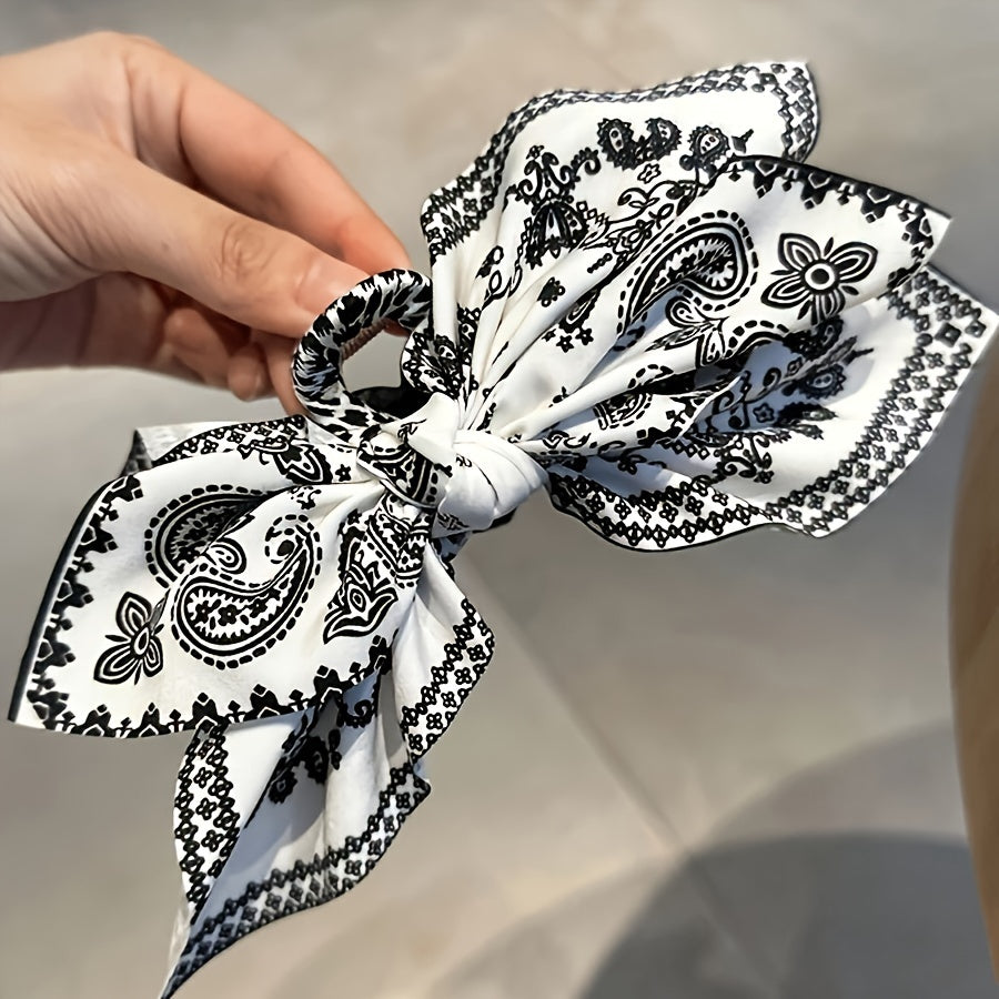 4pcs Vintage Bow Hair Claw Clip Nonslip Hair Jaw Clip Strong Hold Hair Claw Clips Boho Styling Hair Additions for Women