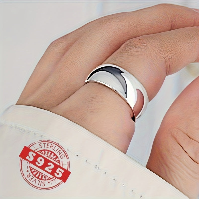 Sterling Silver Band Timeless Elegance in 8mm Solid Silver - Eternal Ring, Exquisite Craftsmanship, Durable Jewelry, Statement Ring for Jewelry Lovers, Bridal Accessory, Men Ring for Men High Quality