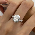 S925 Silver Ring, Bohemian Style and Cross Goose Egg Design, Perfect for Weddings and Anniversaries, Perfect Gift, Hypoallergenic, for Women, Bohemian, Elegant Style