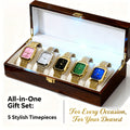 Holiday Gifts for Women, Elegant Quartz Watch with Gift Box, Fashion Casual Dress Wristwatch for Thanksgiving Christmas Valentine's Mom