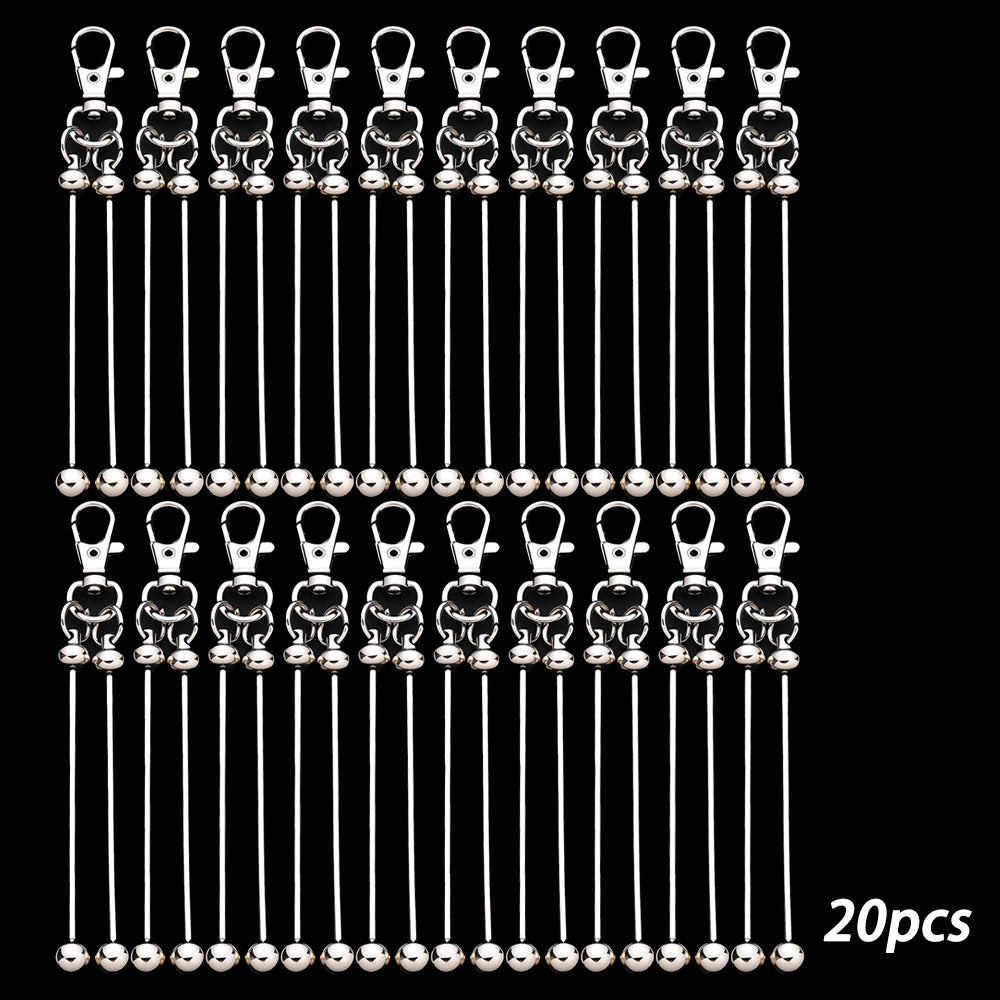 20pcs Creative Women Keychain Set | Double Blank Bar Beadable Key Rings Kit for Making, Bag Pendant | Ideal for Wedding, Party, Graduation, Travel, Holiday, Back to School Gift | Iron Material, Lobster Clasp, Anime Theme by NEOVIVI