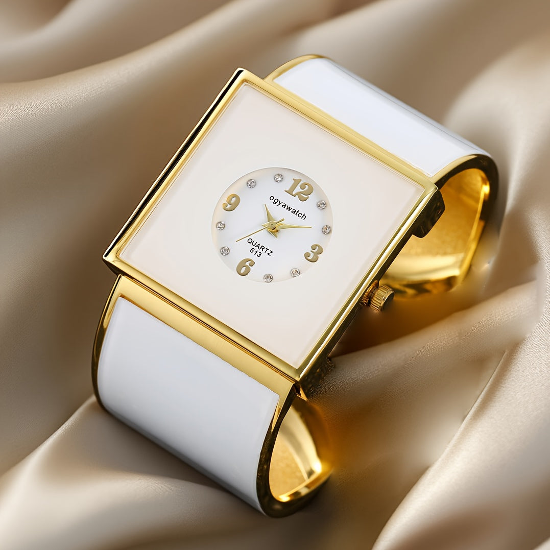 Sophisticated Square Watch for Women, Stylish Quartz Timepiece Gift