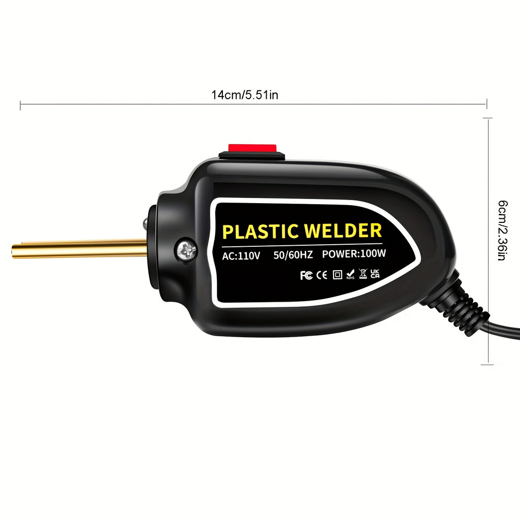 100W Plastic Welding Repair Kit ( 250pcs Staples for Free)