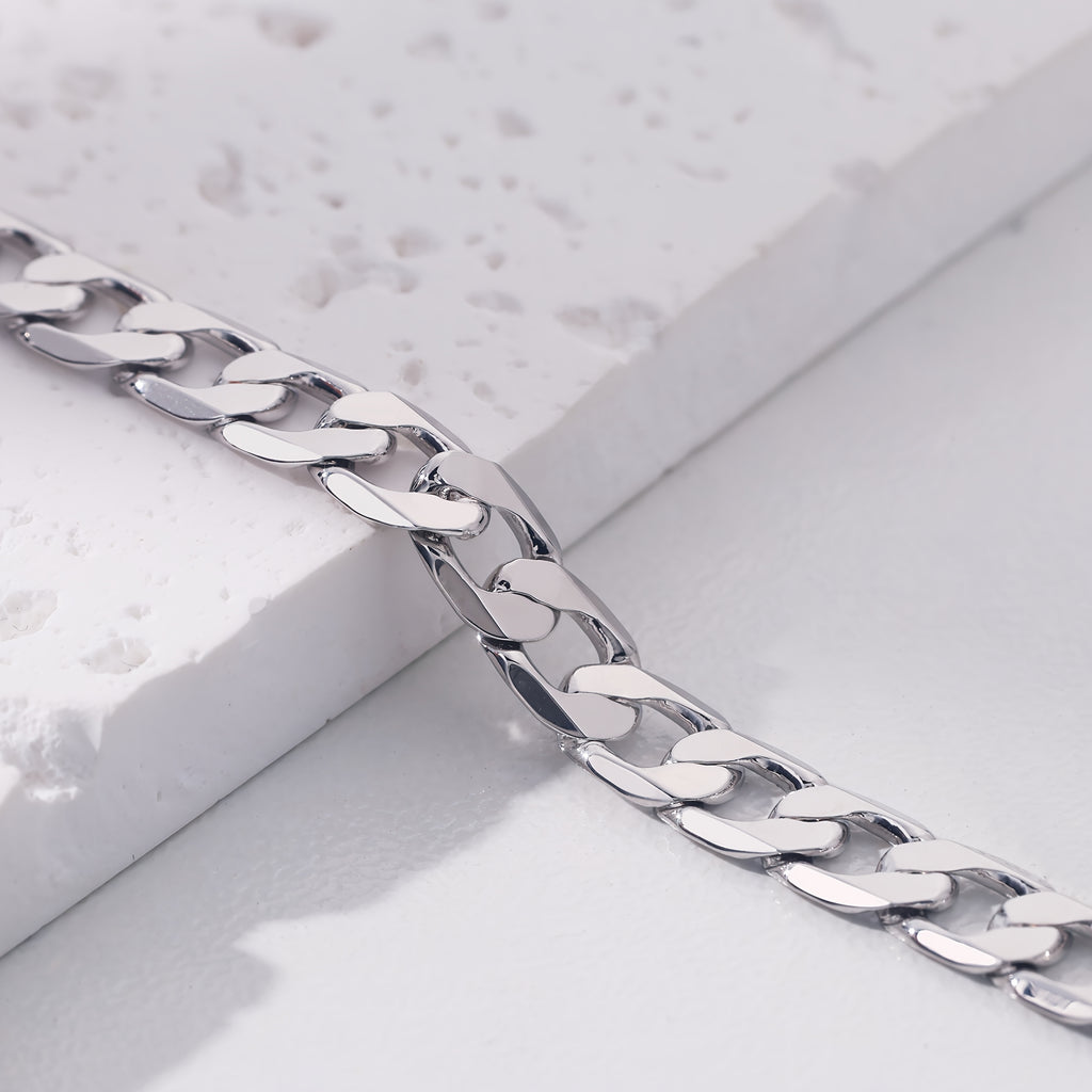 925 925 Silver Plated Snake Design Bracelet - 1pc, 7.5in Chain Length, Luxury Retro Street Hip Hop Men's Jewelry with Elegant Gift Box for Holiday or Birthday Present
