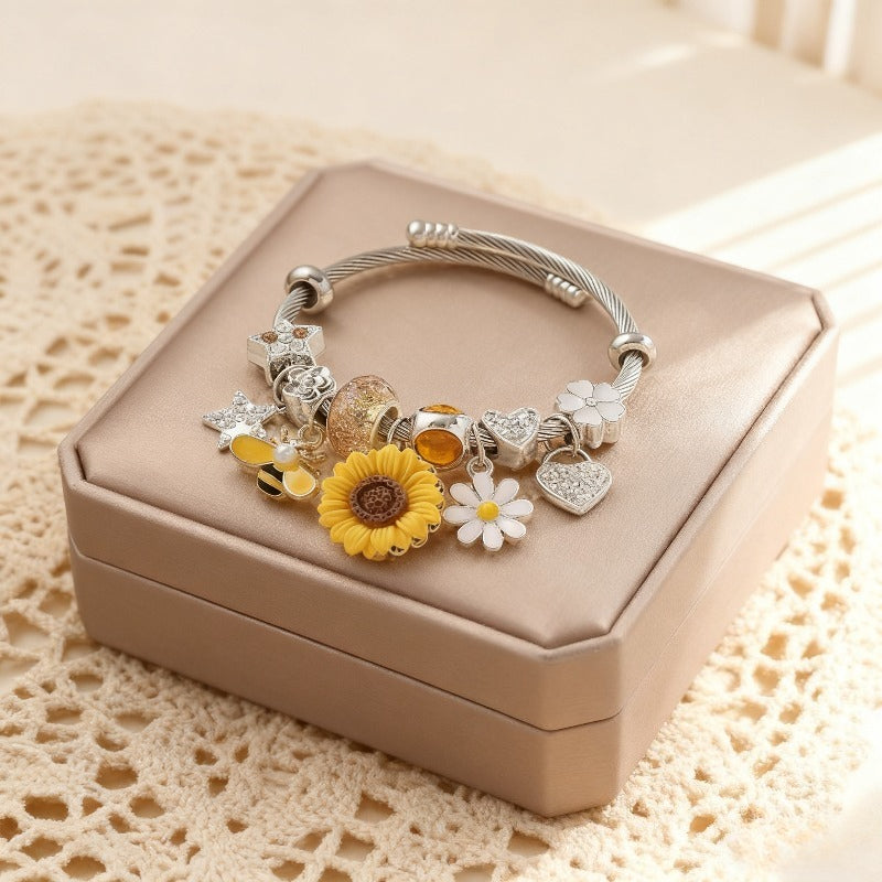 A Unique Multi-Pendant Bracelet That Is Hypoallergenic And Perfect for Everyday Use During The Fall And Winter Seasons, Making It an Ideal Valentine'S Day Present for a Partner. Get My Daily Offer, Available from a Local Warehouse, on