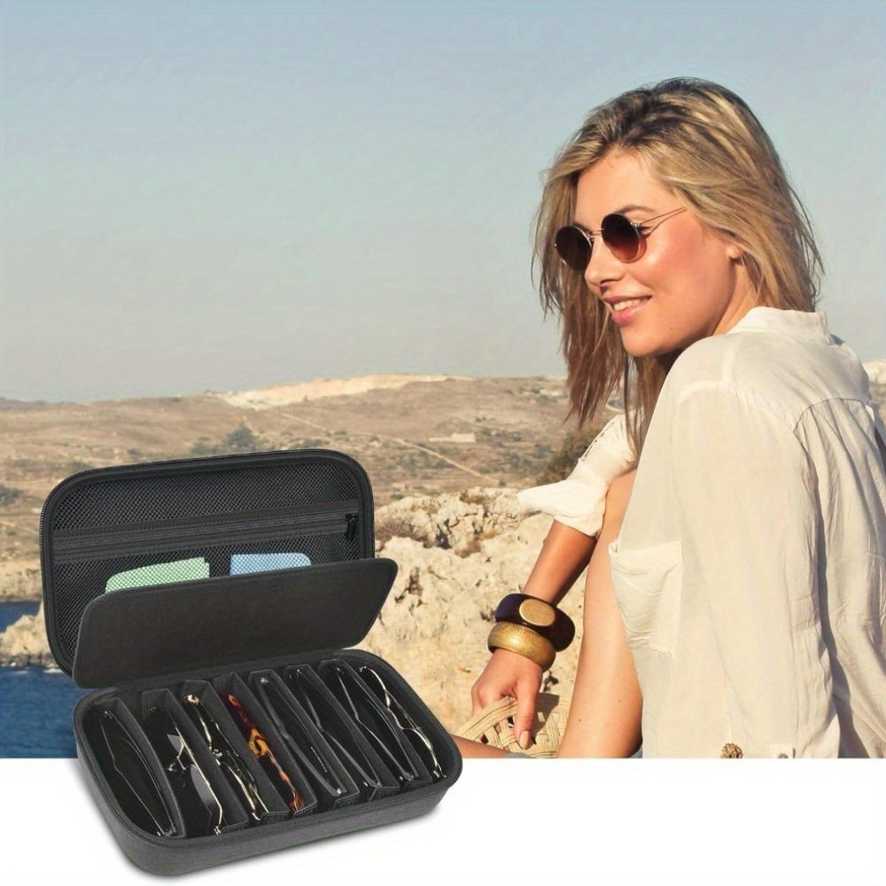 Travel Sunglasses Organizer Case for Quay Polarized Sunglasses Men Women, Trendy Sunglasse Storage Holder (Bag solely)
