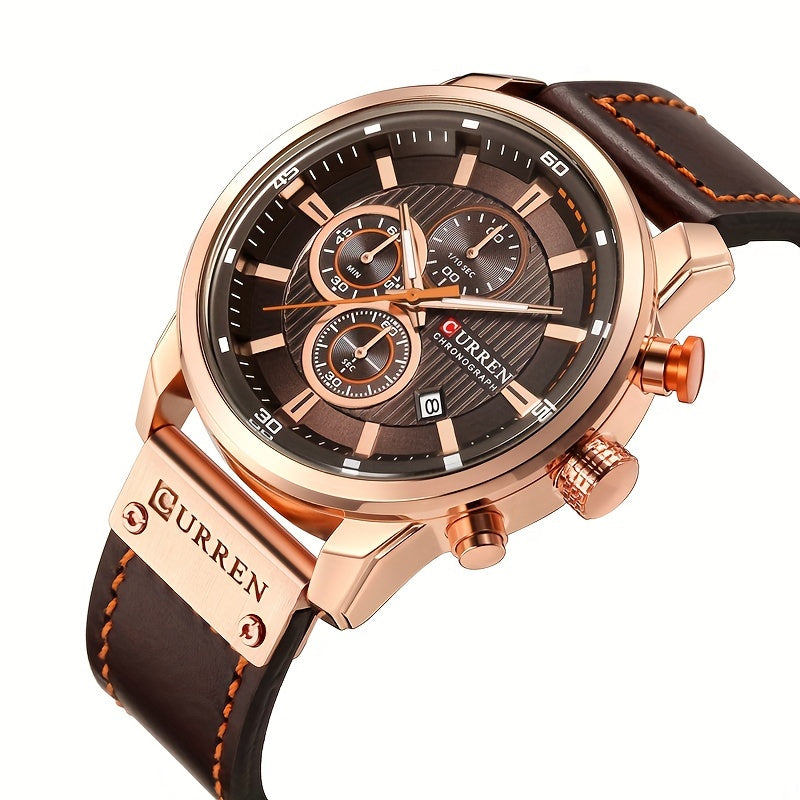 [Men | Quartz] Chronograph Sport Men Watches | Men's Wrist Date Quartz Wristwatch