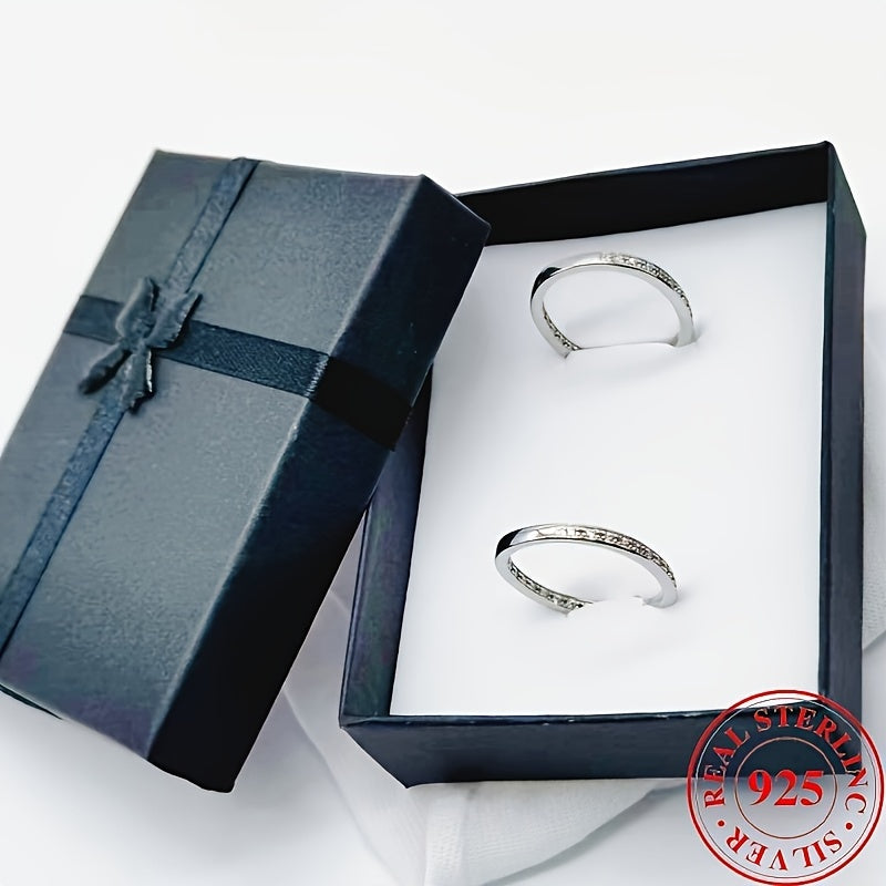 Elegant 925 Sterling Silver Large Shiny Earrings, Perfect for Weddings and Parties, Synthetic Cubic Stone
