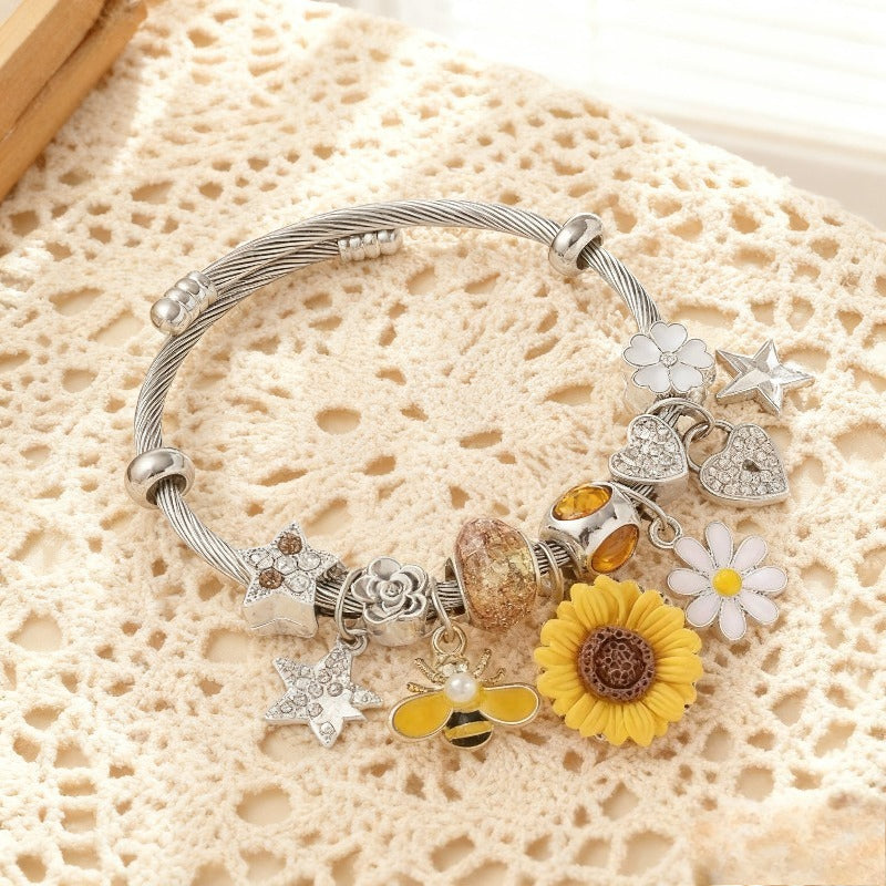 A Unique Multi-Pendant Bracelet That Is Hypoallergenic And Perfect for Everyday Use During The Fall And Winter Seasons, Making It an Ideal Valentine'S Day Present for a Partner. Get My Daily Offer, Available from a Local Warehouse, on