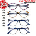 4pcs Stylish Square Round Reading Glasses with Colorful Printed Frames, Featuring High-Quality Spring Hinges, Women'S Premium Eyewear for Close-Up Tasks