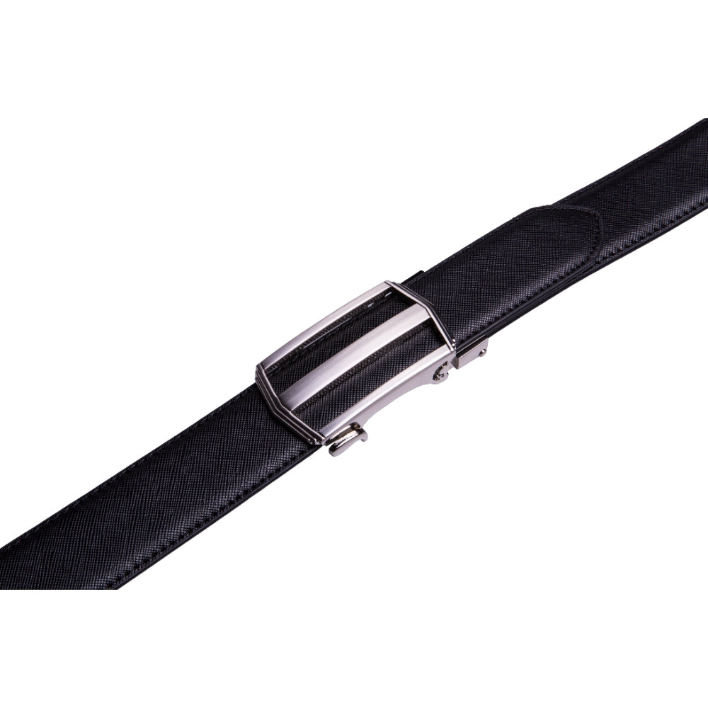 AYAMOTION Genuine Leather Belt Mens Ratchet Dress Belts With Adjustable Automatic Buckle back to school, for wedding,Ideal Gift for Dad, Husband, Boyfriend
