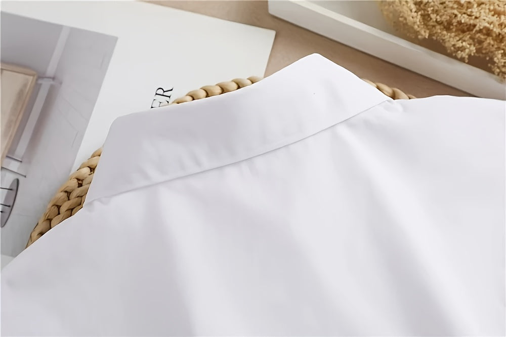 4 Fake Collar Removable Half Shirt Fake Collar Solid Color Shirt Women Love Breathable And Comfortable