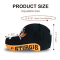 Sturgis 2026 Embroidered Souvenir Cap: A Comfortable, Adjustable Hat for The 86Th Motorcycle Rally, Perfect Gift for Bikers
