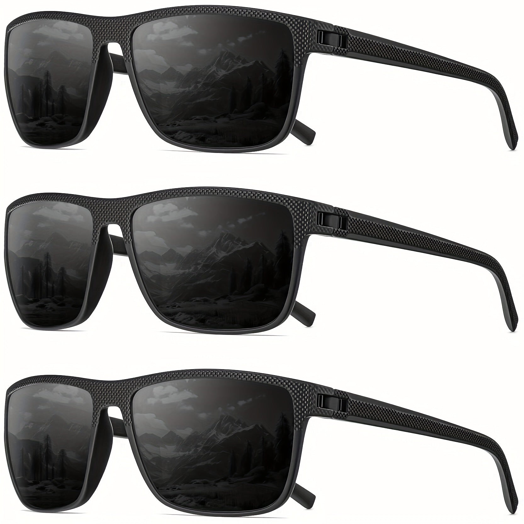 Lightweight Polarized Men's, Classic Men's Rectangle Comfortable And Stress Free for Birthday Gift Halloween New Year
