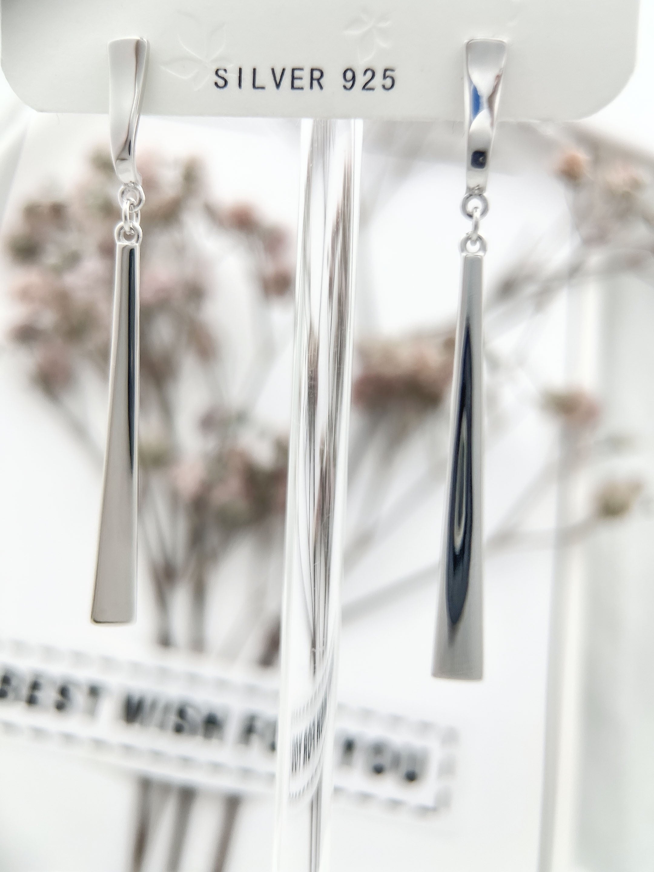 [Sterling Silver Earrings] 925 Sterling Silver OL Style Earrings - Women's Simple S925 Earrings