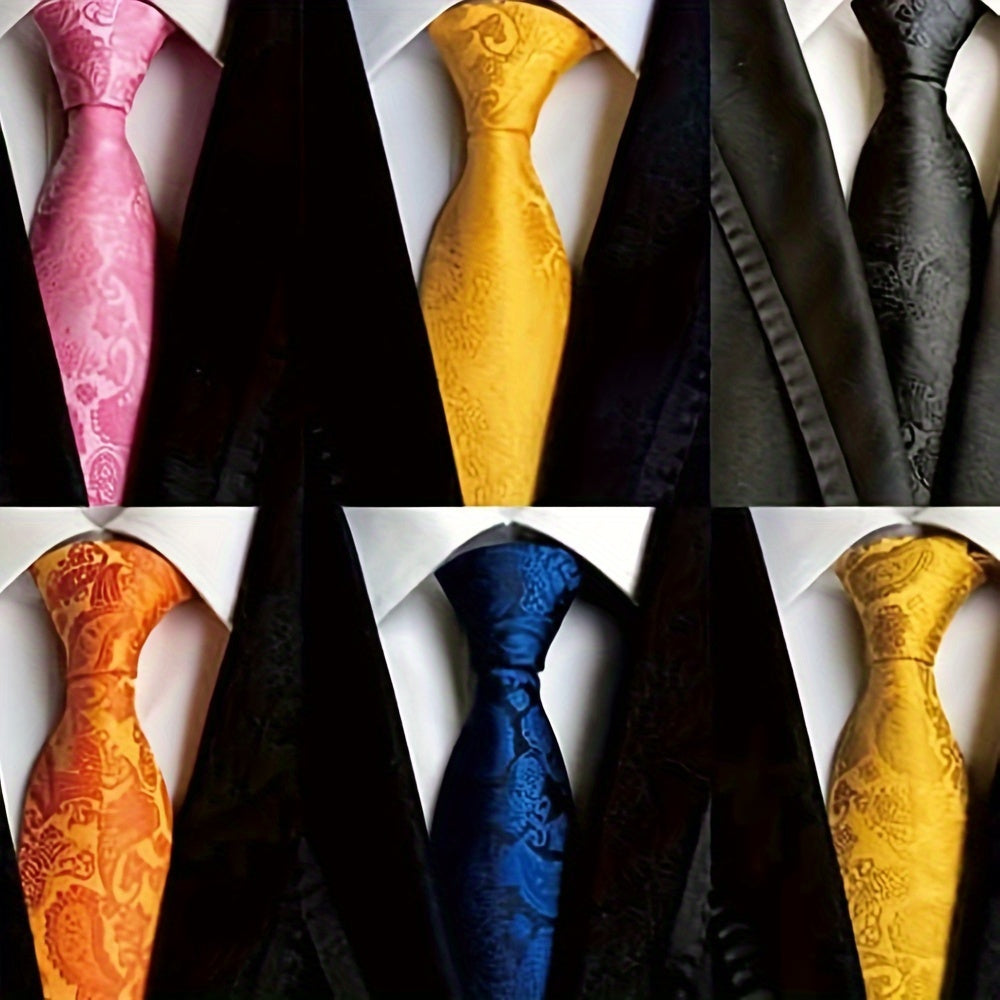 Men's Formal Tie Six Colors in a Bundle