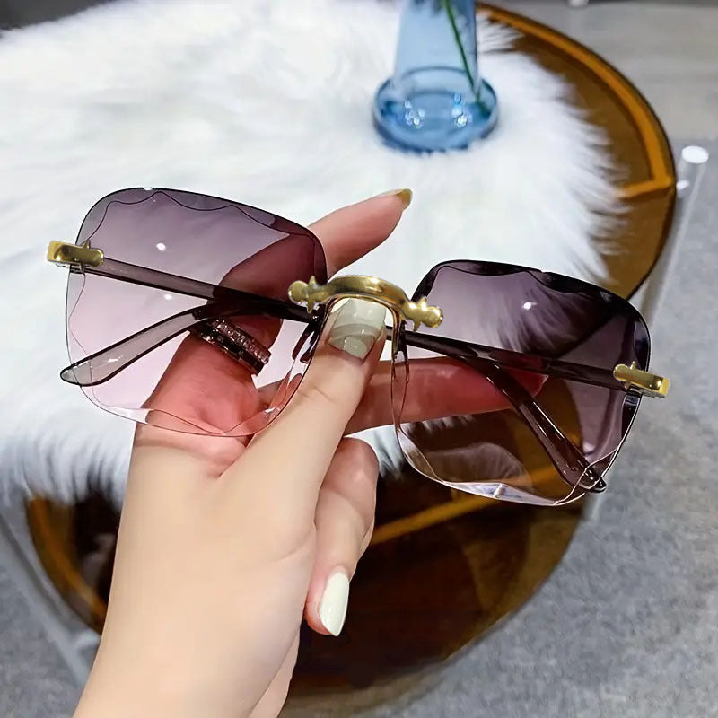 3pcs, frame, cutting, eye-catching, glass reflective, still-cool, trendy, anti-reflection, style.