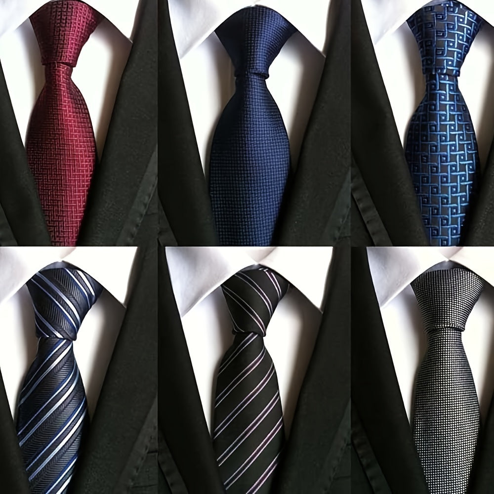 Men's Formal Tie Six Colors in a Bundle