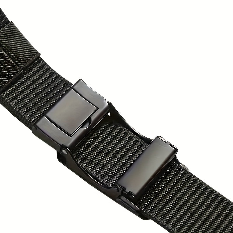 4pcs Automatic Buckle Adjustable Waistband, Made Of Soft Nylon Material That Is Sturdy, Stretch Resistant, And Wear-resistant. Suitable for Jeans, Work Pants, Casual Pants, And Skirts, It Can Be Used for Both Commuting And Leisure - Unisex