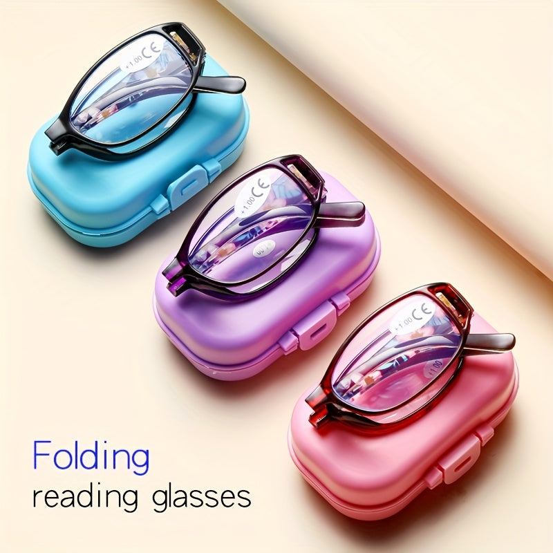 3 Packs Fashionable Folding Reading Glasses, Elegant Business Style, Unisex Design, Trendy And Versatile, Suitable For All Face Shapes, Ideal For Gift-Giving