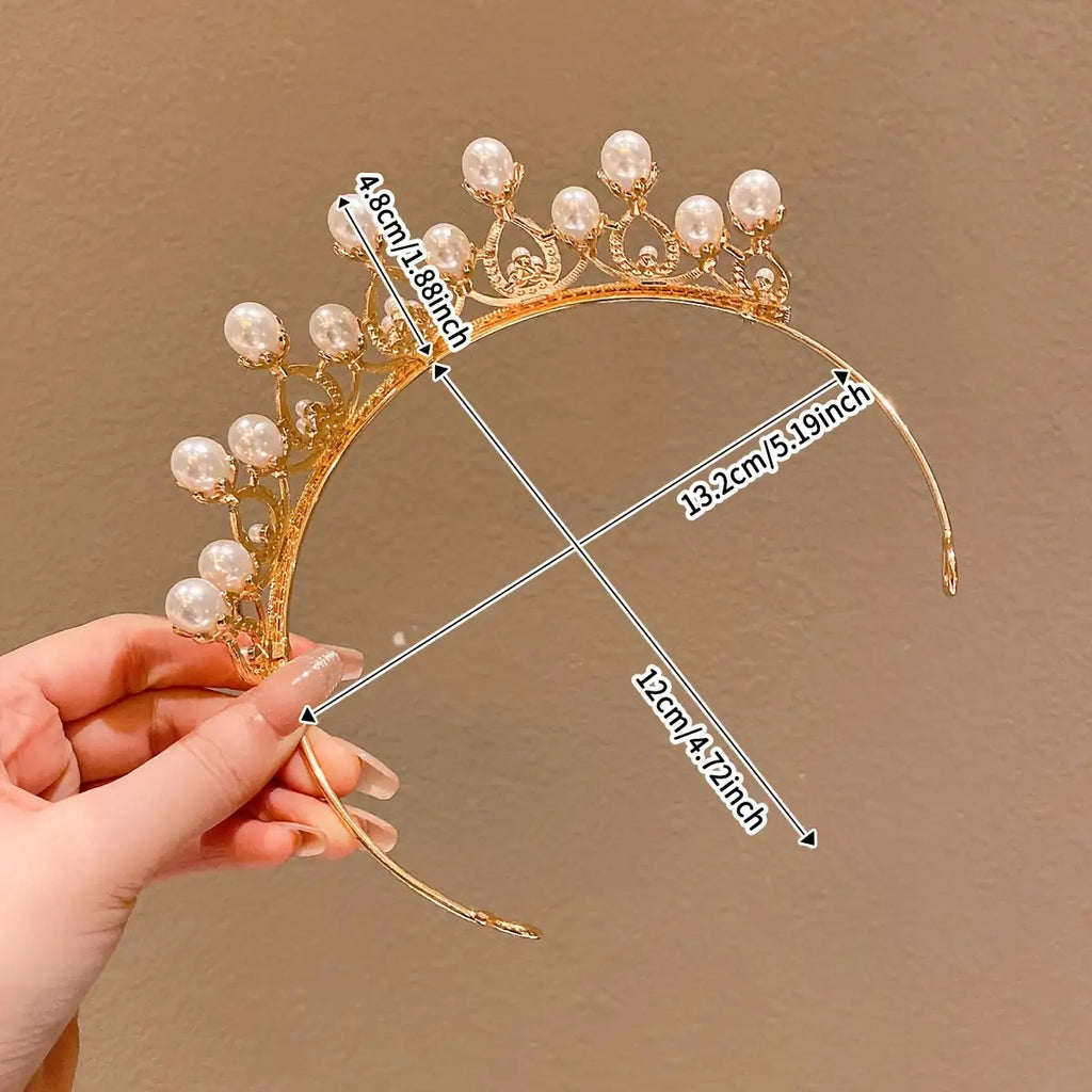 3 Hair Accessories Colorful High-end Crown Headband