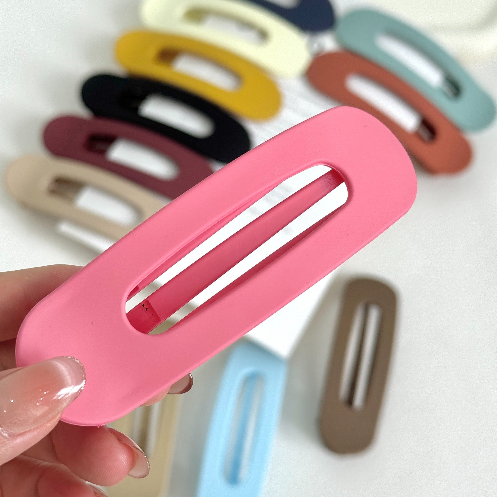 12pcs/ Set Solid Color Hair Clips Hair Side Clips Bangs Clips Elegant Hairdressing Accessories for Women And Daily Uses