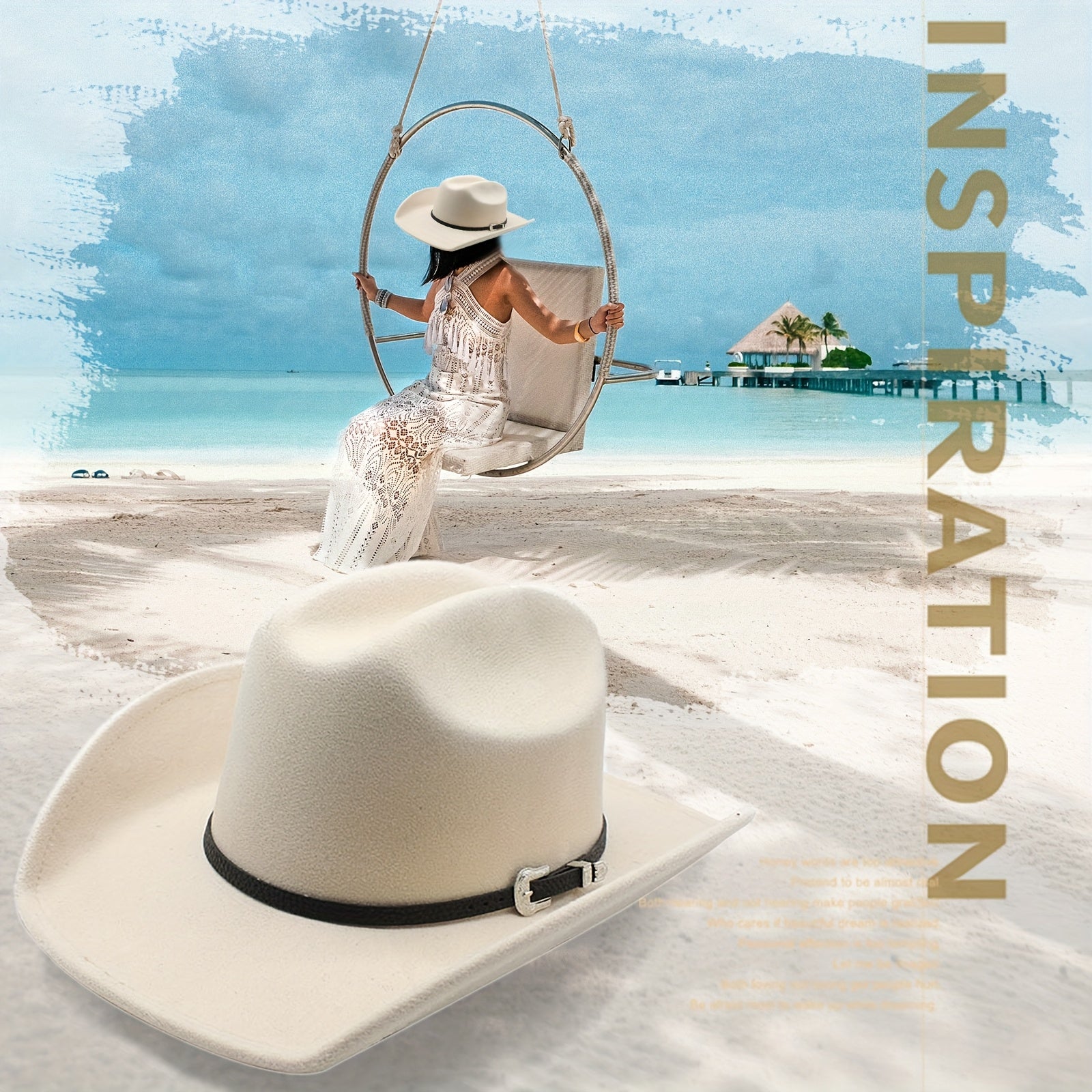 [Western Cowboy Hat] Men's Women's Western Cowboy Cowgirl Fedora Hat Felt Wide Brim Classic Outdoor Cap