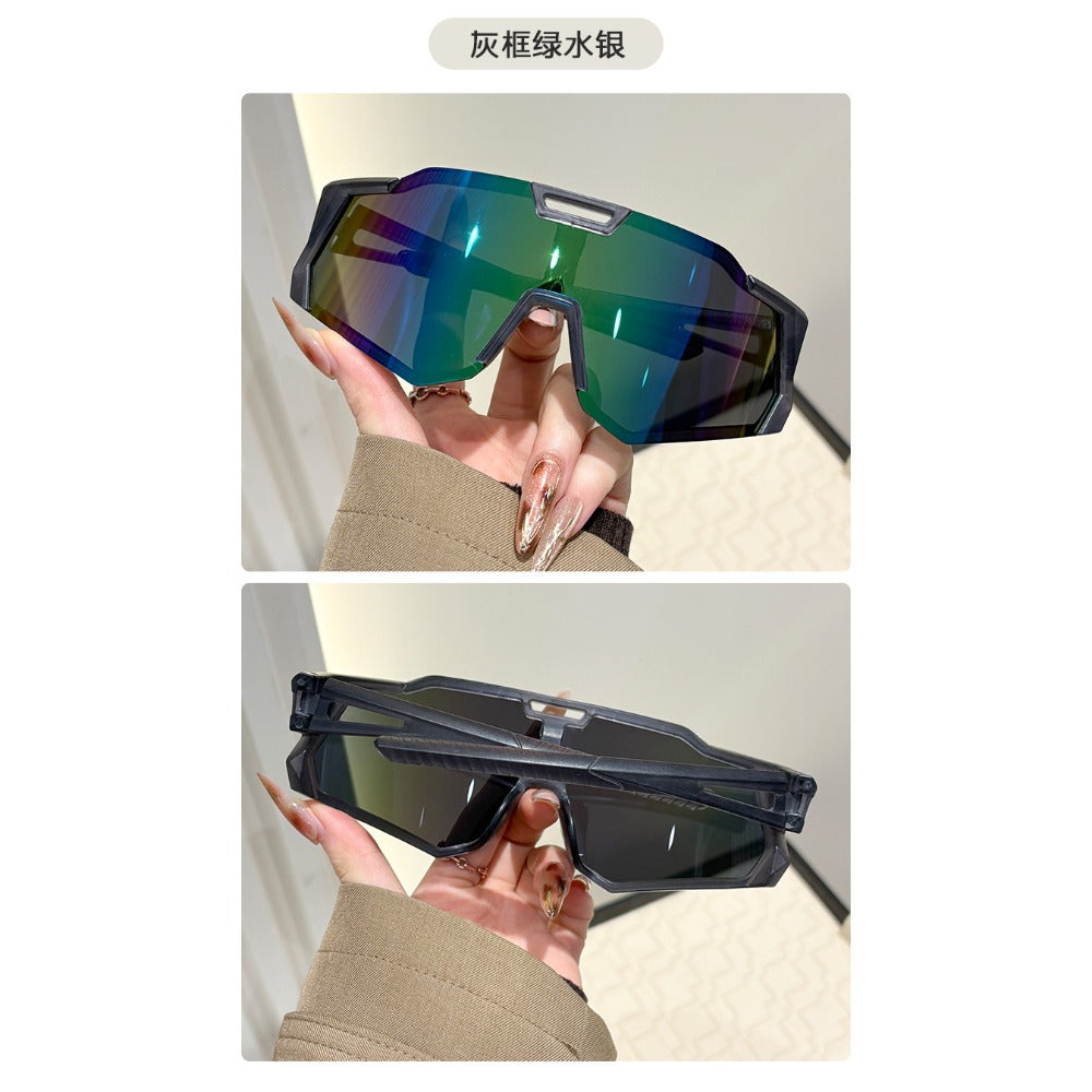 Set of 8 New Stylish Oversized Glasses for Outdoor Sports, Suitable for Both Men And Women, Perfect for Parties And Photos