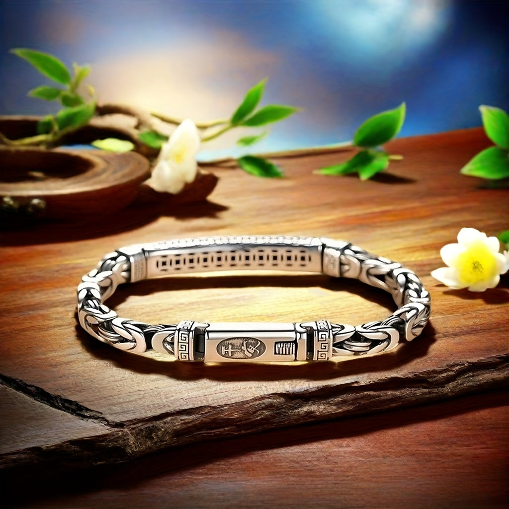 [925 Pure Silver Bracelet] S925 Sterling Silver  Bracelet, a Modern and Light Luxury Style Bracelet for Women, Elegant and Versatile