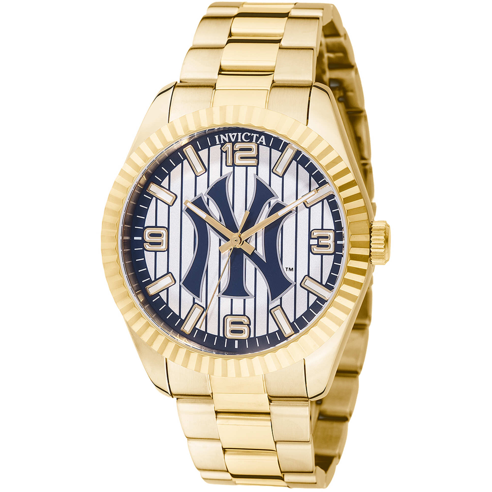 Invicta 49864 Men's Specialty New York Edition Yellow Golden Plated Bracelet Watch