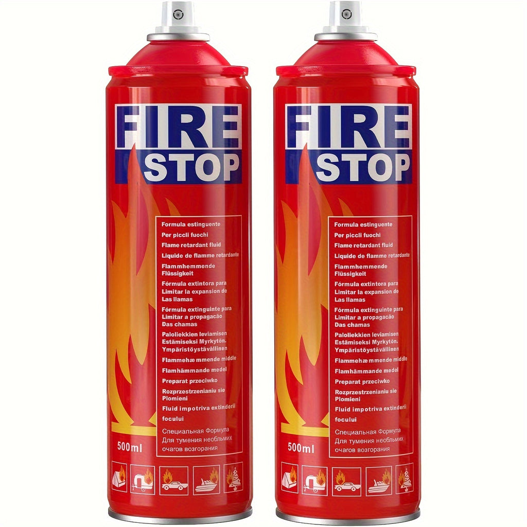 [Portable 4-in-1] 2pcs/4pcs Fire Extinguisher For Home, Car, Kitchen, Boat - Portable Formula Fire Stop Small - 4-in-1 With Mounting Bracket