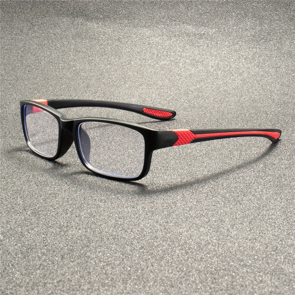 4pcs Fashion Sports Reading Glasses Rectangular Reading Glasses Full Frame Reading Glasses