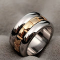 Titanium Steel Ring - 12Mm Fashionable Stainless Steel Band for Couples, Perfect Engagement And Wedding Ring, Durable, Hypoallergenic, Comfort Fit, Unisex Design