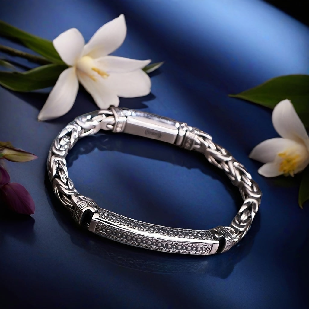 [925 Pure Silver Bracelet] S925 Sterling Silver  Bracelet, a Modern and Light Luxury Style Bracelet for Women, Elegant and Versatile